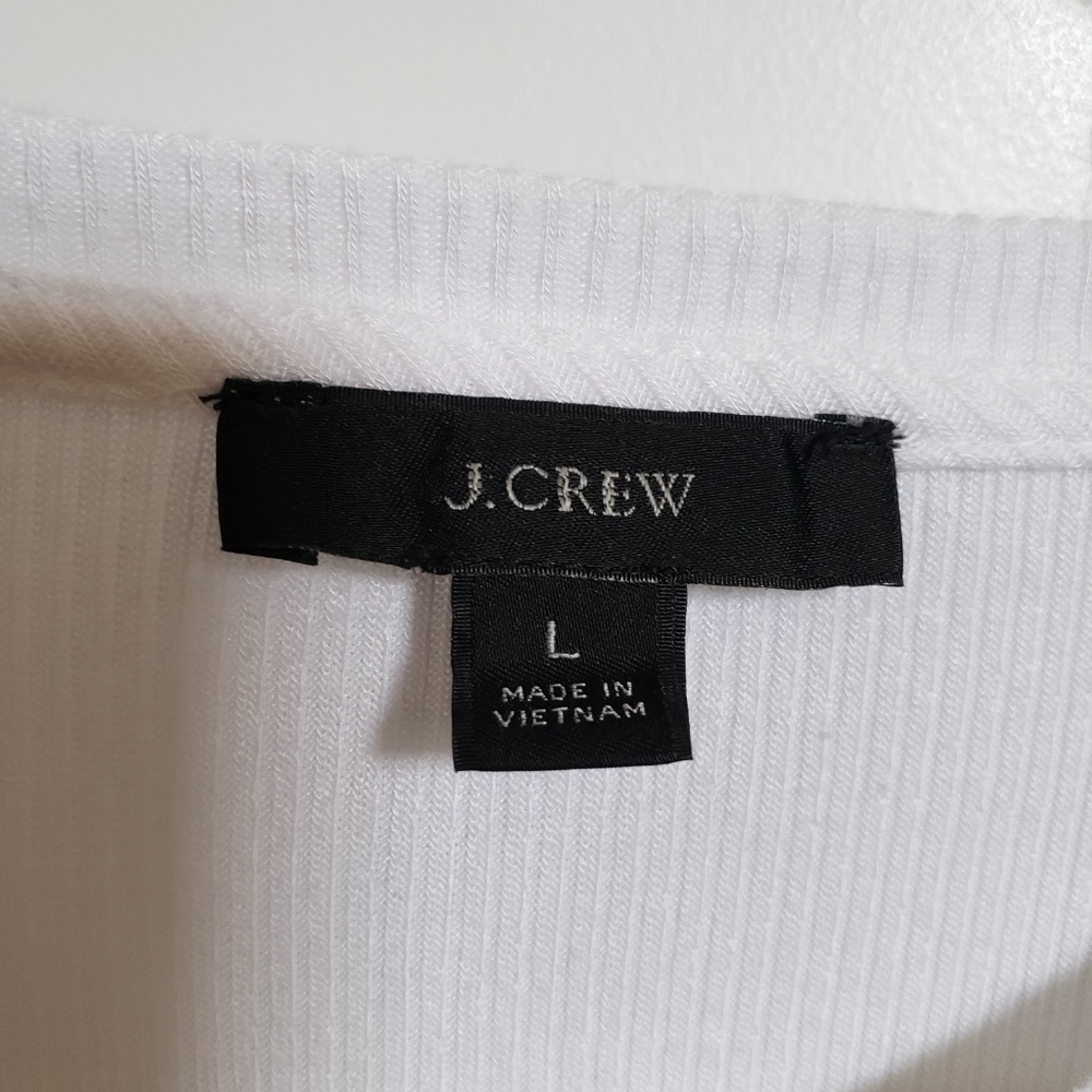 J Crew Ribbed Top - Picture 3 of 4